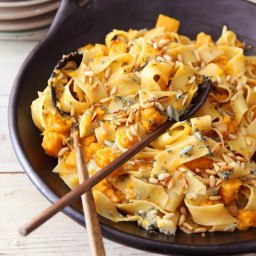 Pappardelle With Butternut and Blue Cheese