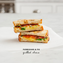 parmesan and fig grilled cheese