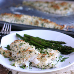 Parmesan and Herb-Crusted Haddock