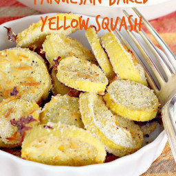 Parmesan Baked Yellow Squash