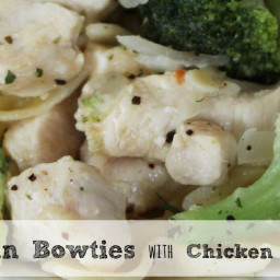 Parmesan Bowties with Chicken and Broccoli | Easy Weeknight Dinner