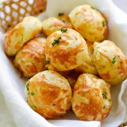 Parmesan-Cheddar Puffs