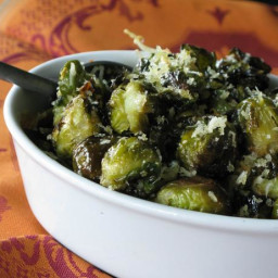 Parmesan Crumb Coated Brussels Sprouts