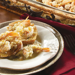 Parmesan-Crusted Shrimp Scampi