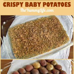 Parmesan Garlic Roasted Baby Potatoes