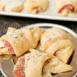 Parmesan Ham and Swiss Crescent Roll Recipe