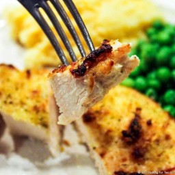 Parmesan Mayonnaise Baked Chicken Breast from 101 Cooking for Two