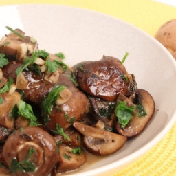 Parmesan Sauteed Mushrooms Recipe