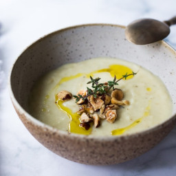 Parsnip Soup with Toasted Hazelnuts