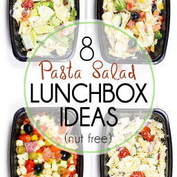 Pasta Salad Lunch Box Ideas (Nut Free)