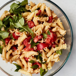 Pasta Salad With Summer Tomatoes, Basil and Olive Oil