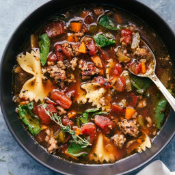 Pasta Soup {With Sausage!}
