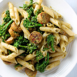 Pasta with Broccolini and Organic Chicken Sausage