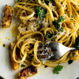 Pasta With Fried Lemons and Chile Flakes