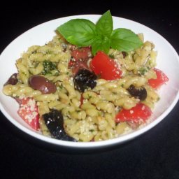 Pasta with Olives and Tomatoes