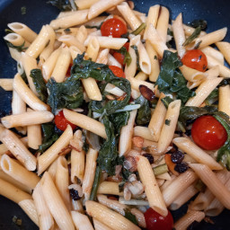 Pasta with Spinach and Almonds