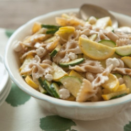 Pasta with White Beans and Summer Squash