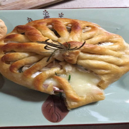 Pastry wrapped Brie