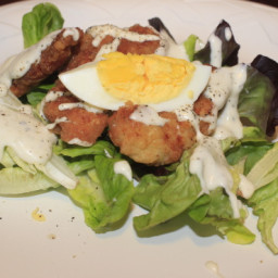 Paula Deen's Fried Chicken Salad