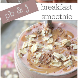 PB and J Breakfast Smoothie