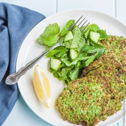 Pea and Mint Pancakes