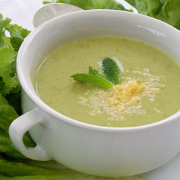 Pea, Mint And Lettuce Soup