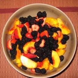 Peach and Berry Salad