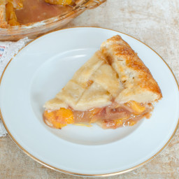 Peach Pie Recipe with All Butter Pie Crust