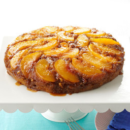 Peach Praline Upside-Down Cake Recipe