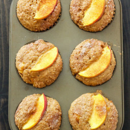 Peach Quinoa Muffins