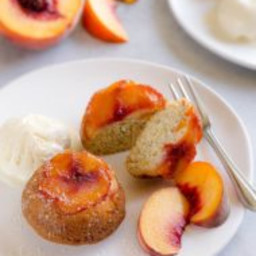 Peach Upside Down Mini Cakes