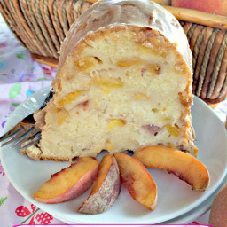 Peaches 'n Cream Pound Cake