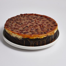 Peanut Butter and Banana Cheesecake with Candied Bacon
