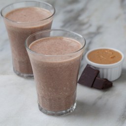 Peanut Butter and Chocolate Banana Smoothie
