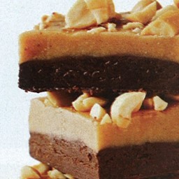 Peanut Butter and Dark Chocolate Fudge