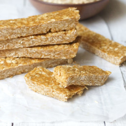 Peanut Butter and Honey Chewy Granola Bars