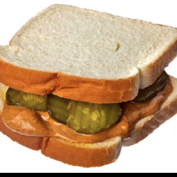 Peanut Butter and Pickle Sandwich