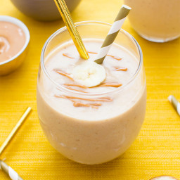 Peanut Butter Banana Ice Cream Smoothie (Vegan, Gluten Free, Dairy Free, Pr