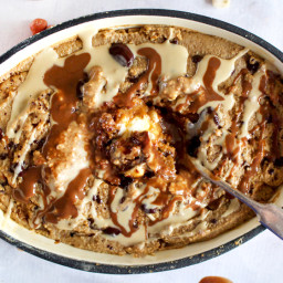 Peanut Butter Cheesecake Cookie Skillet (Gluten and Grain Free)