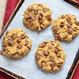 Peanut Butter Chocolate Chip Cookies for Two