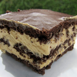 Peanut Butter Chocolate Éclair Cake
