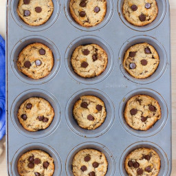Peanut Butter Cookies – Baked In A Muffin Tin!