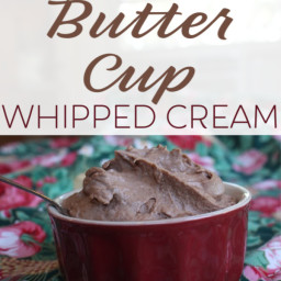 Peanut Butter Cup Whipped Cream