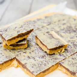 Peanut Butter & Dark Chocolate Squares Recipe