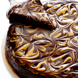 Peanut Butter Flourless Chocolate Cake