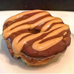 Peanut Butter Glazed Donuts