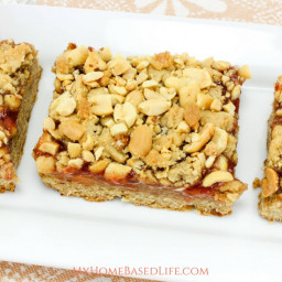 Peanut Butter & Jelly Snack Bars