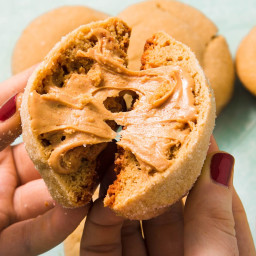 Peanut Butter-Stuffed Cookies