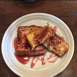 Peanut Butter-Stuffed French Toast