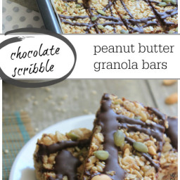 Peanut butter (whole grain) granola bars